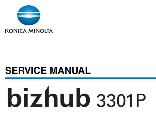 bizhub 3301P Service Manual-image