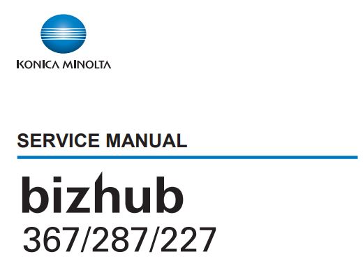 bizhub 287 Service Manual-image