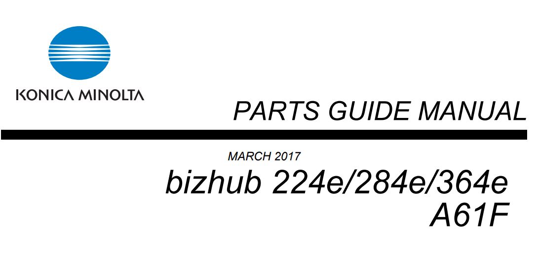 bizhub 364e Part Guides-image