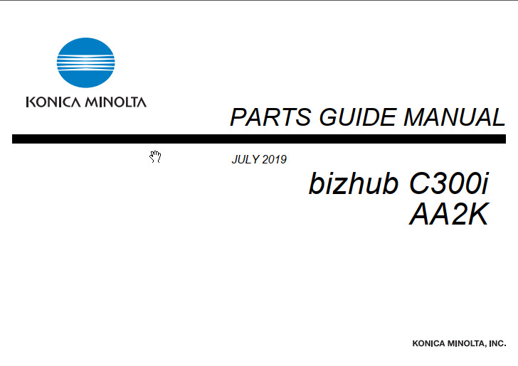 bizhub C300i Part Guide-image