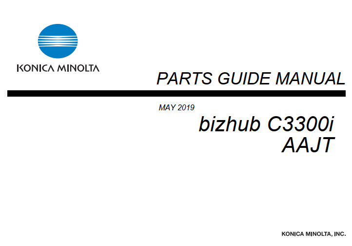 bizhub C3300i Part Guide-image