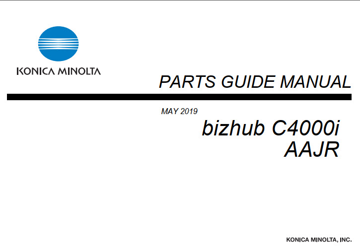 bizhub C4000i Part Guide-image