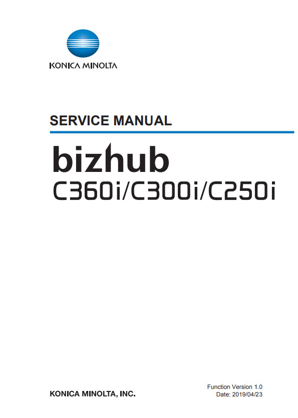 bizhub C360i, C300i and C250i Service Manual-image